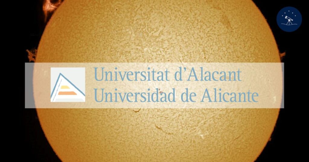 Taller de Astronomía en la Universidad de Alicante